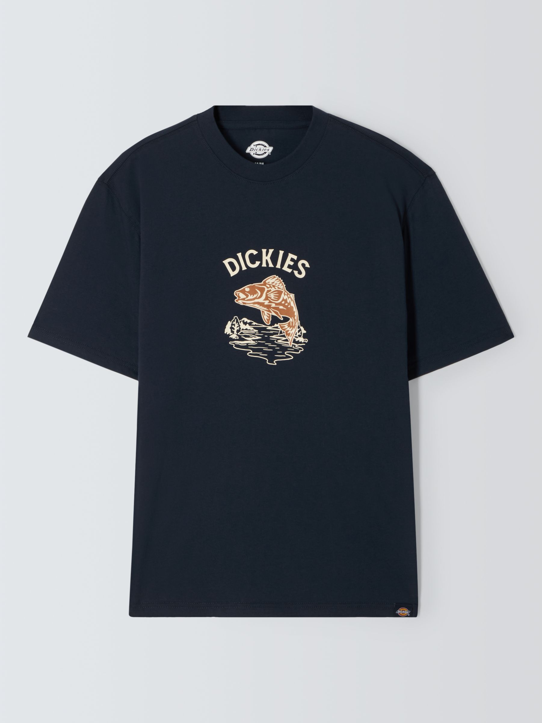 Buy Dickies Dumfries Short Sleeve T-Shirt, Dark Navy Online at johnlewis.com