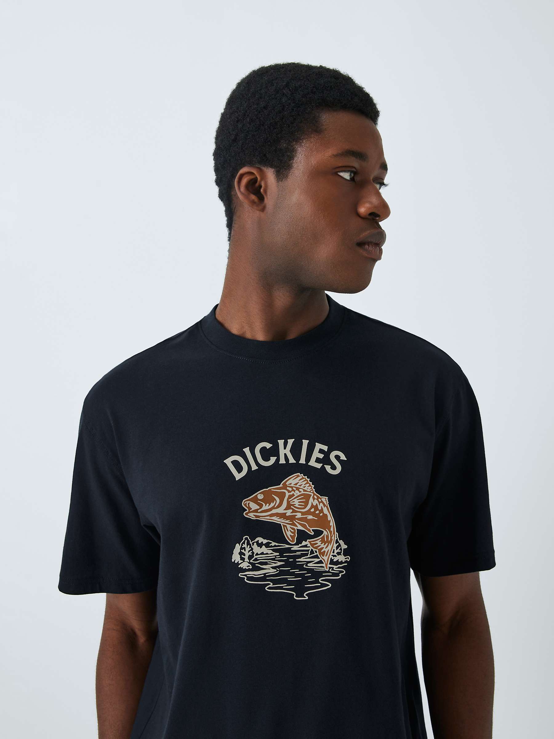 Buy Dickies Dumfries Short Sleeve T-Shirt, Dark Navy Online at johnlewis.com