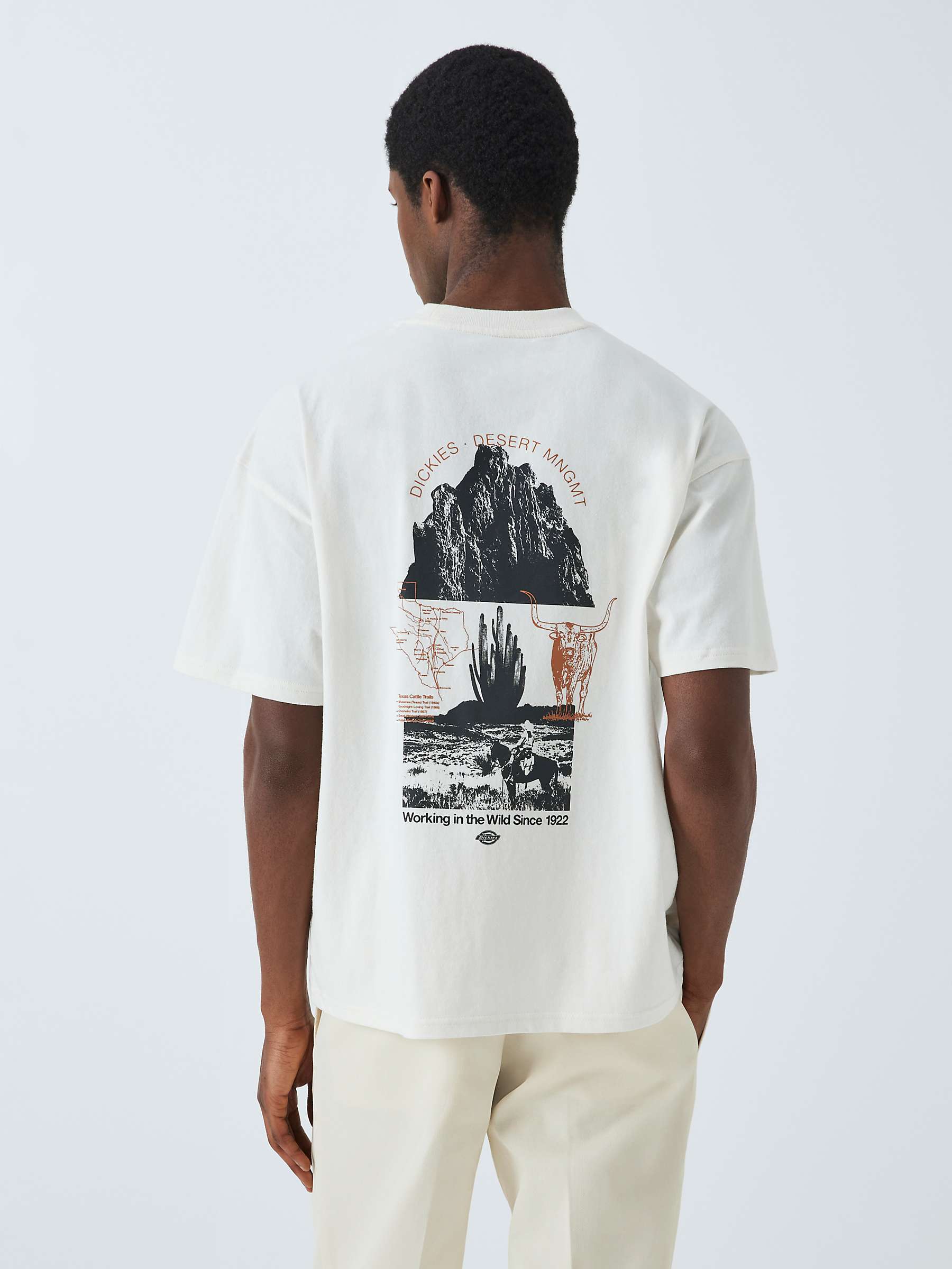 Buy Dickies Pearisburg Short Sleeve T-Shirt, Cloud Online at johnlewis.com