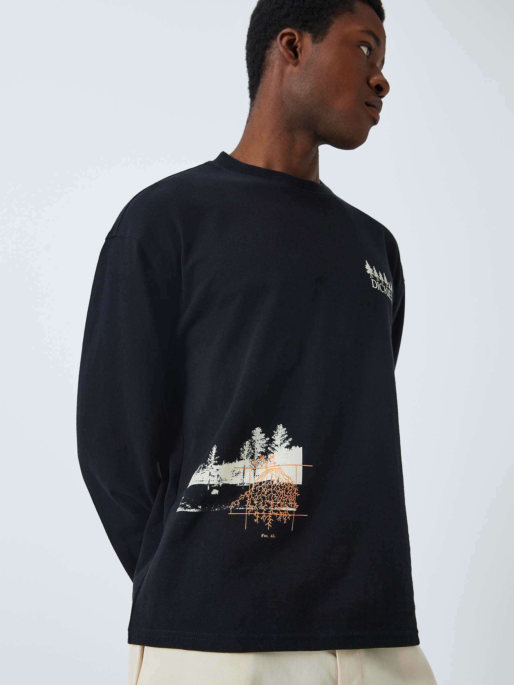 Buy Dickies Kenbridge Long Sleeve T-Shirt, Black Online at johnlewis.com