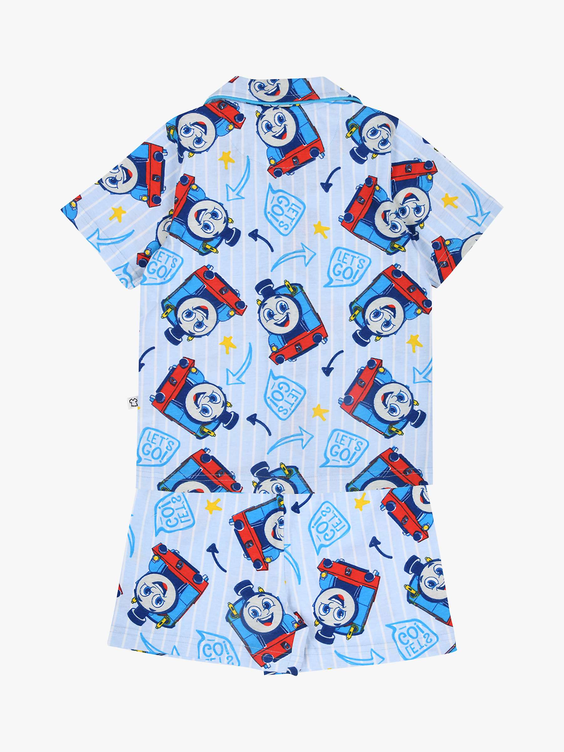 Buy Brand Threads Kids' Thomas The Tank Engine Short Pyjama Set, Blue Online at johnlewis.com