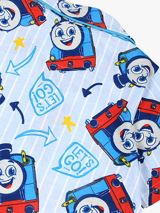 Brand Threads Kids' Thomas The Tank Engine Short Pyjama Set, Blue