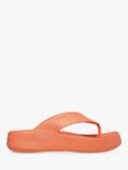 Crocs Getaway Platform Flip Flops, Light Peach