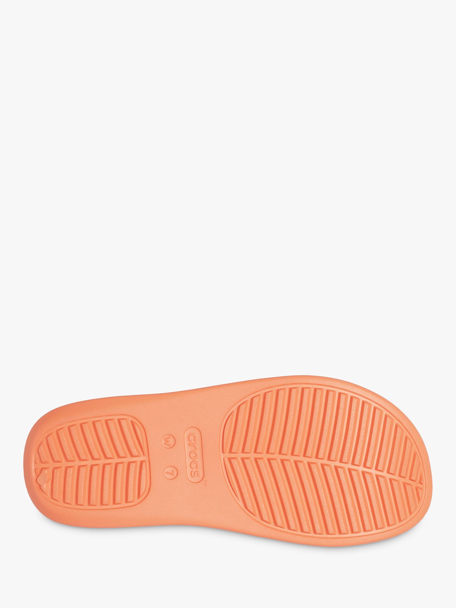 Crocs Getaway Platform Flip Flops, Light Peach, 4