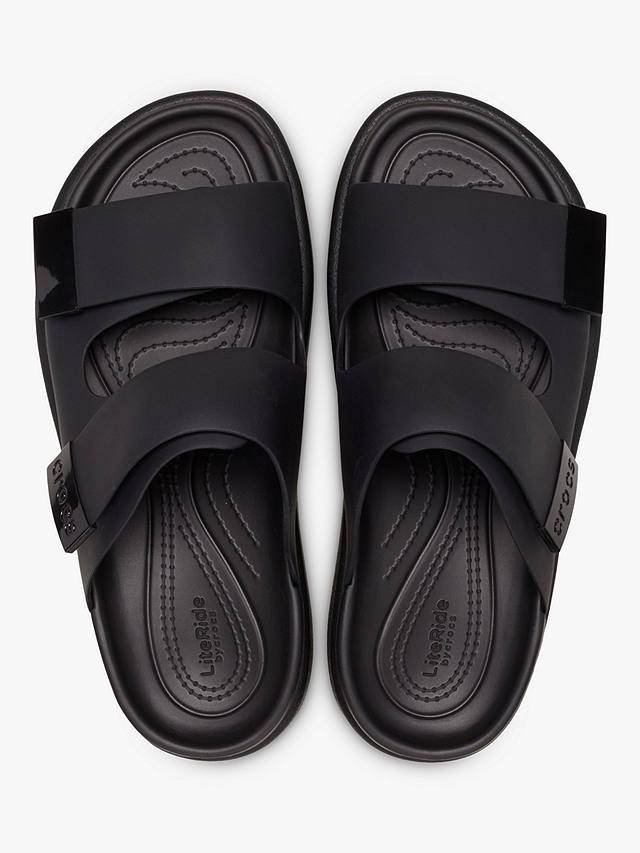 Crocs Brooklyn Luxe Sandal, Black