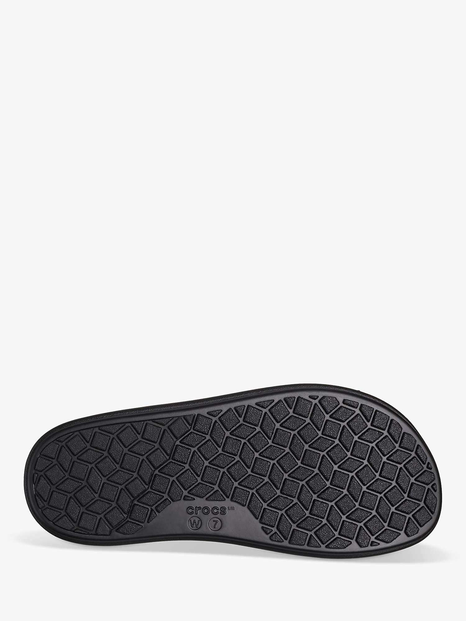 Buy Crocs Brooklyn Luxe Sandal, Black Online at johnlewis.com