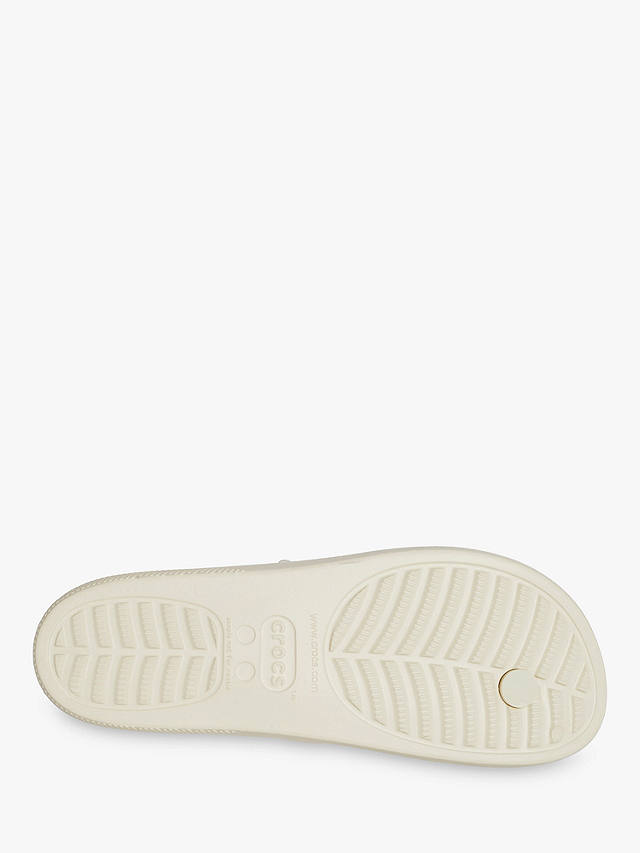 Crocs Classic Platform Flip-Flops, Off White