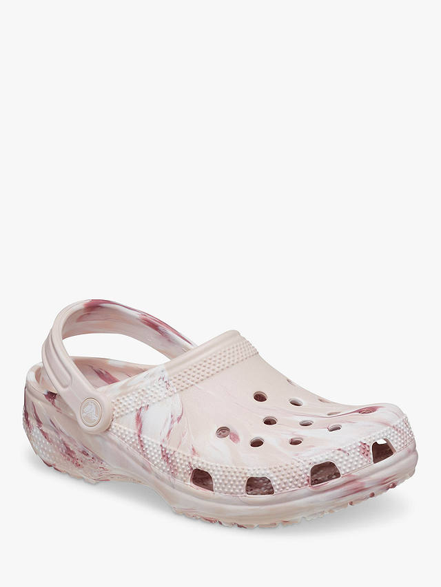 Crocs Classic Clogs, Light Pink Marble