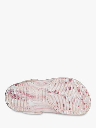 Crocs Classic Clogs, Light Pink Marble