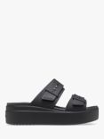 Crocs Classic Crush Sandals, Black at John Lewis & Partners