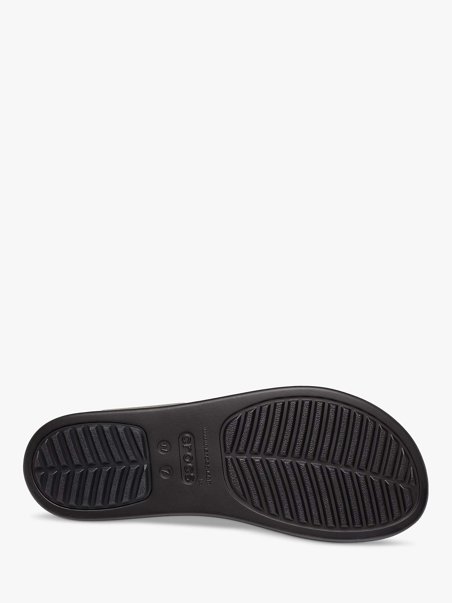 Buy Crocs Brooklyn Sandals, Black Online at johnlewis.com