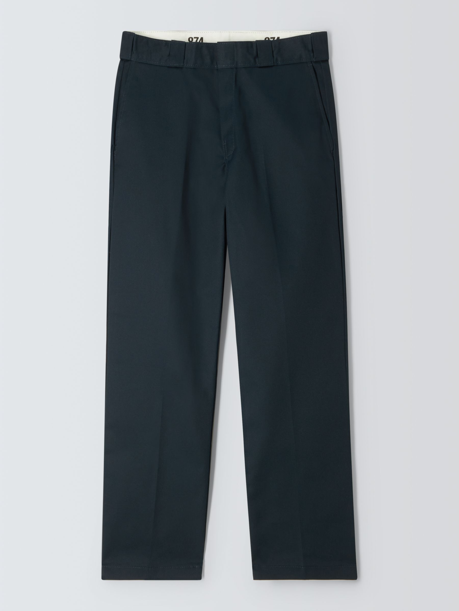 Buy Dickies 874 Work Straight Leg Twill Chino Trousers, Dark Navy Online at johnlewis.com