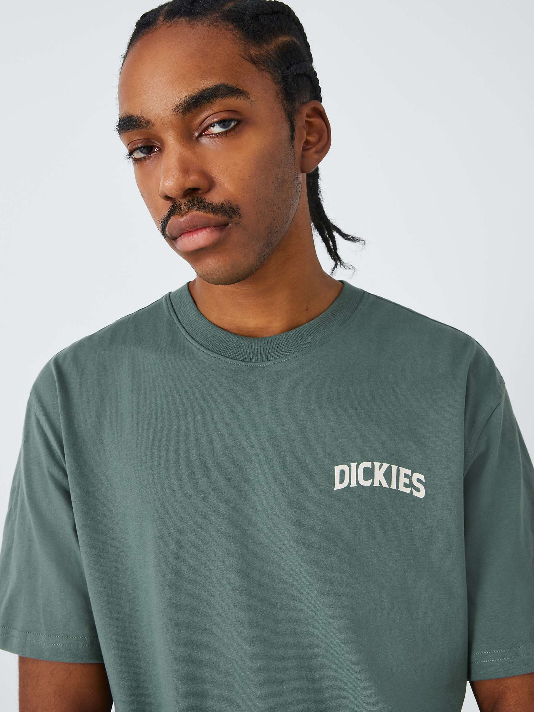 Buy Dickies Elliston Short Sleeve T-Shirt, Dark Forest Online at johnlewis.com