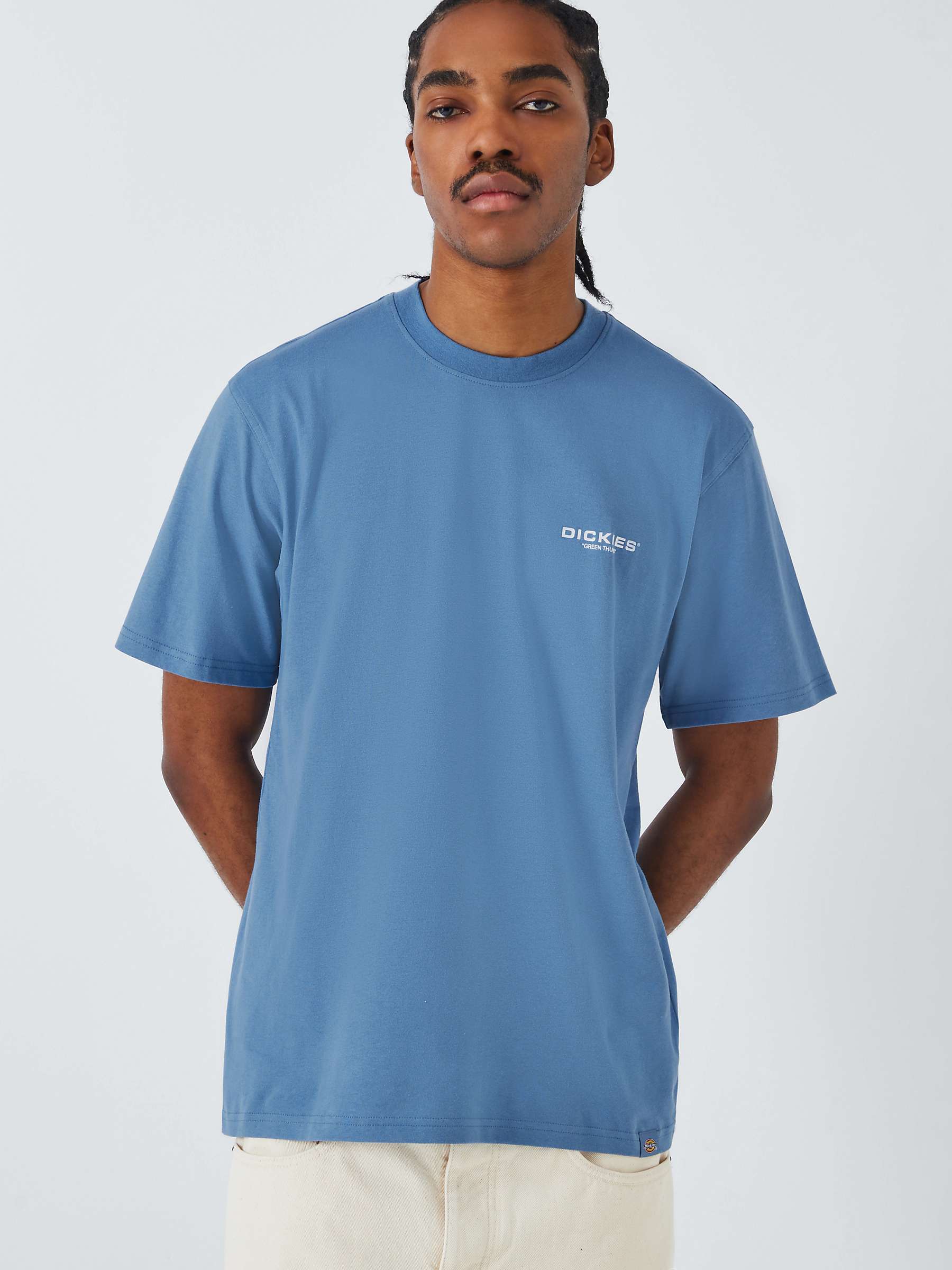 Buy Dickies Wakefield Short Sleeve T-Shirt, Coronet Blue Online at johnlewis.com