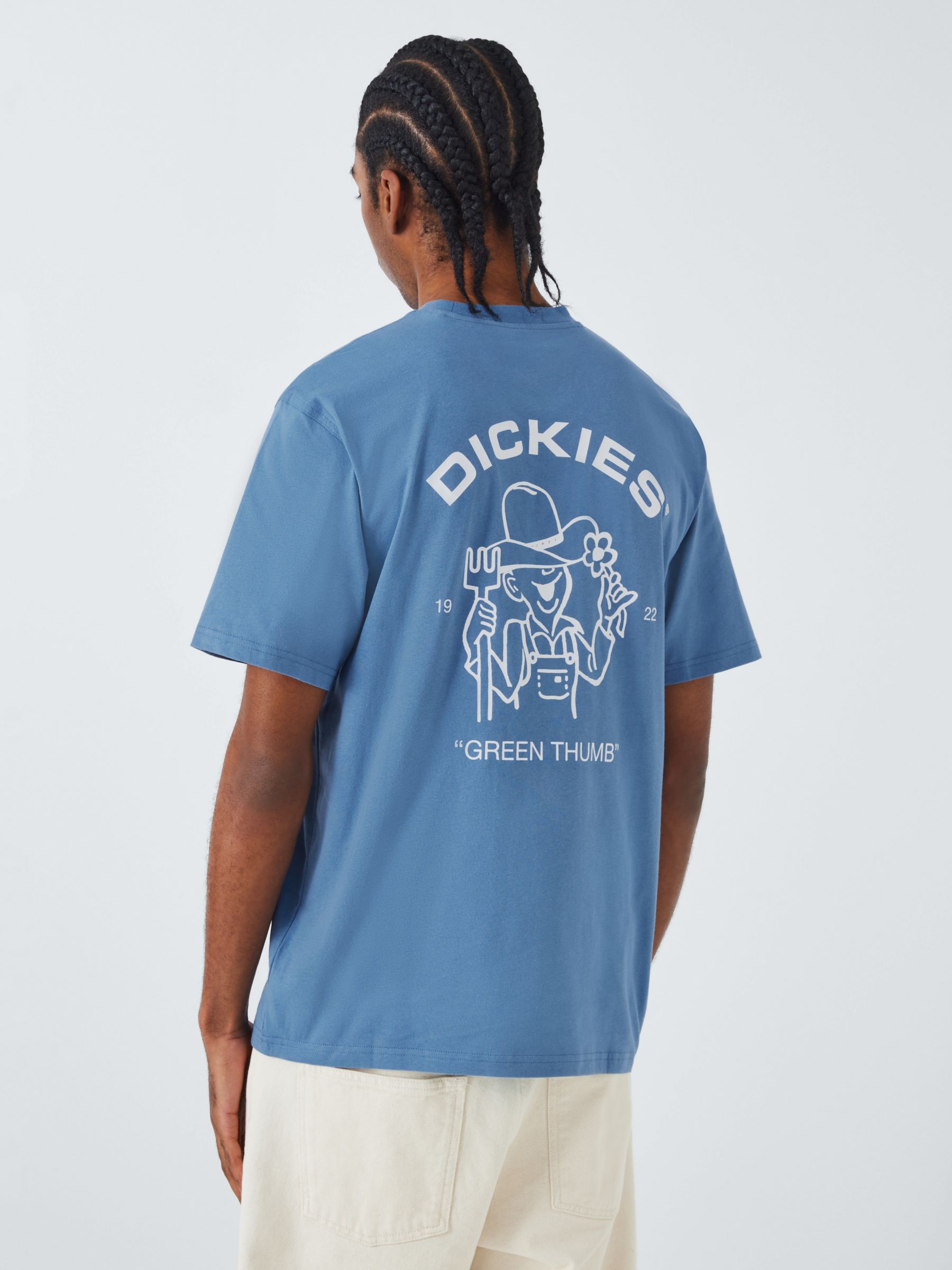 Buy Dickies Wakefield Short Sleeve T-Shirt, Coronet Blue Online at johnlewis.com