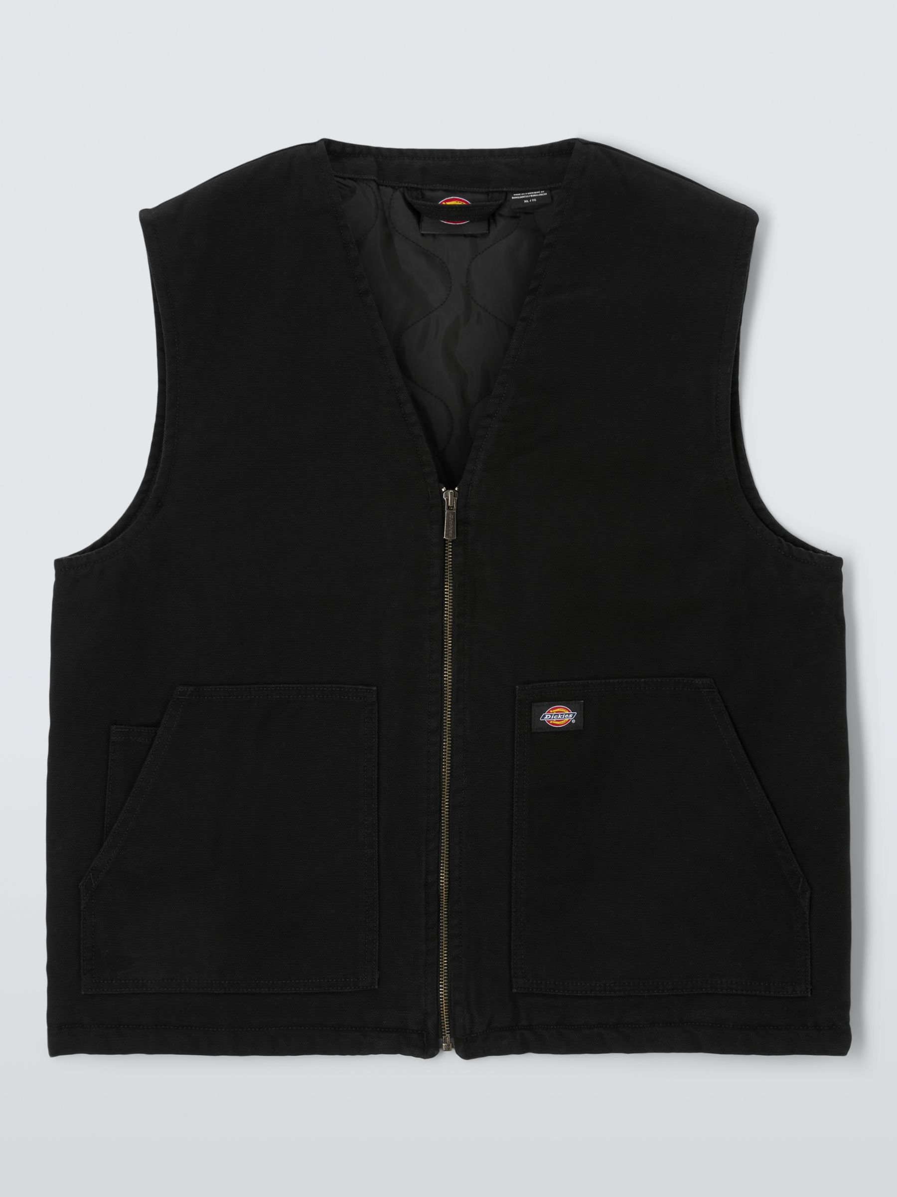 Dickies Duck Vest Gilet, Black, XL