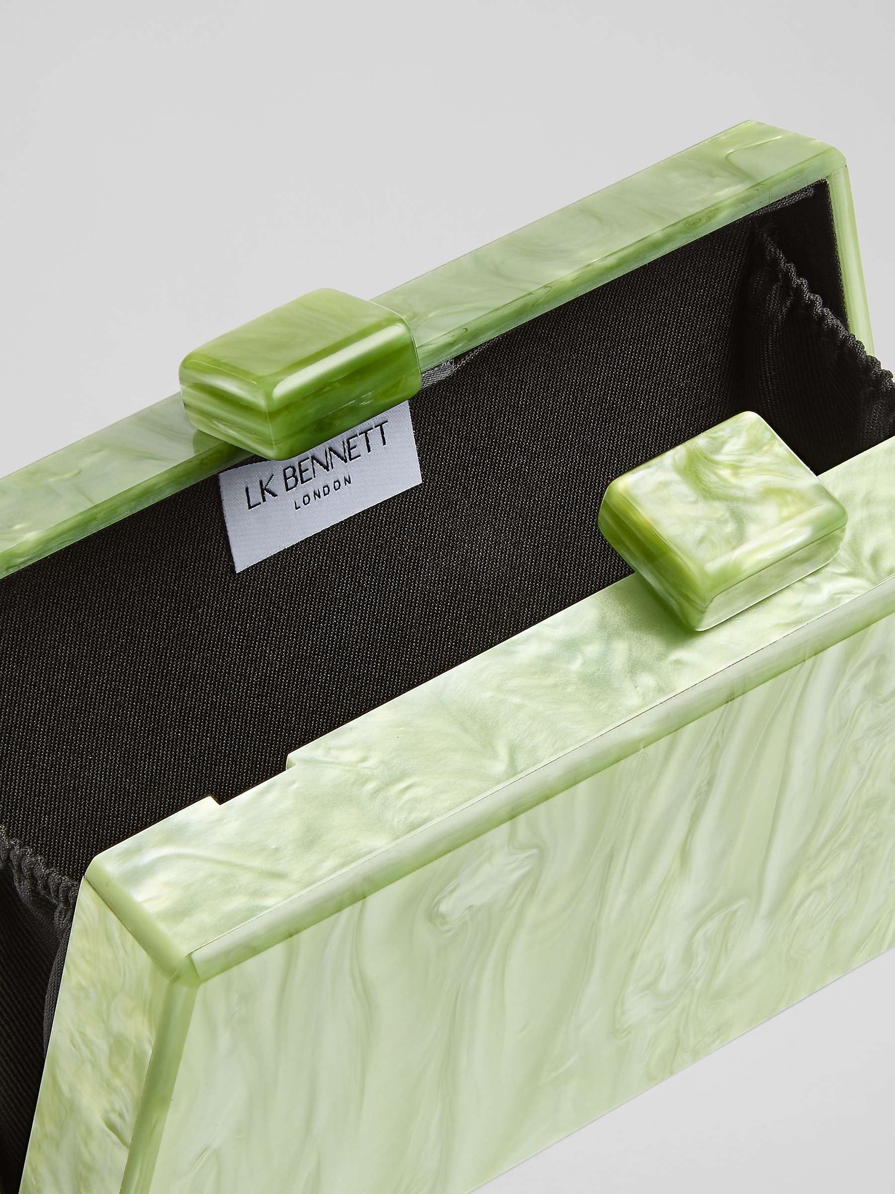 Buy L.K.Bennett Maeve Marbled Box Clutch Bag Online at johnlewis.com
