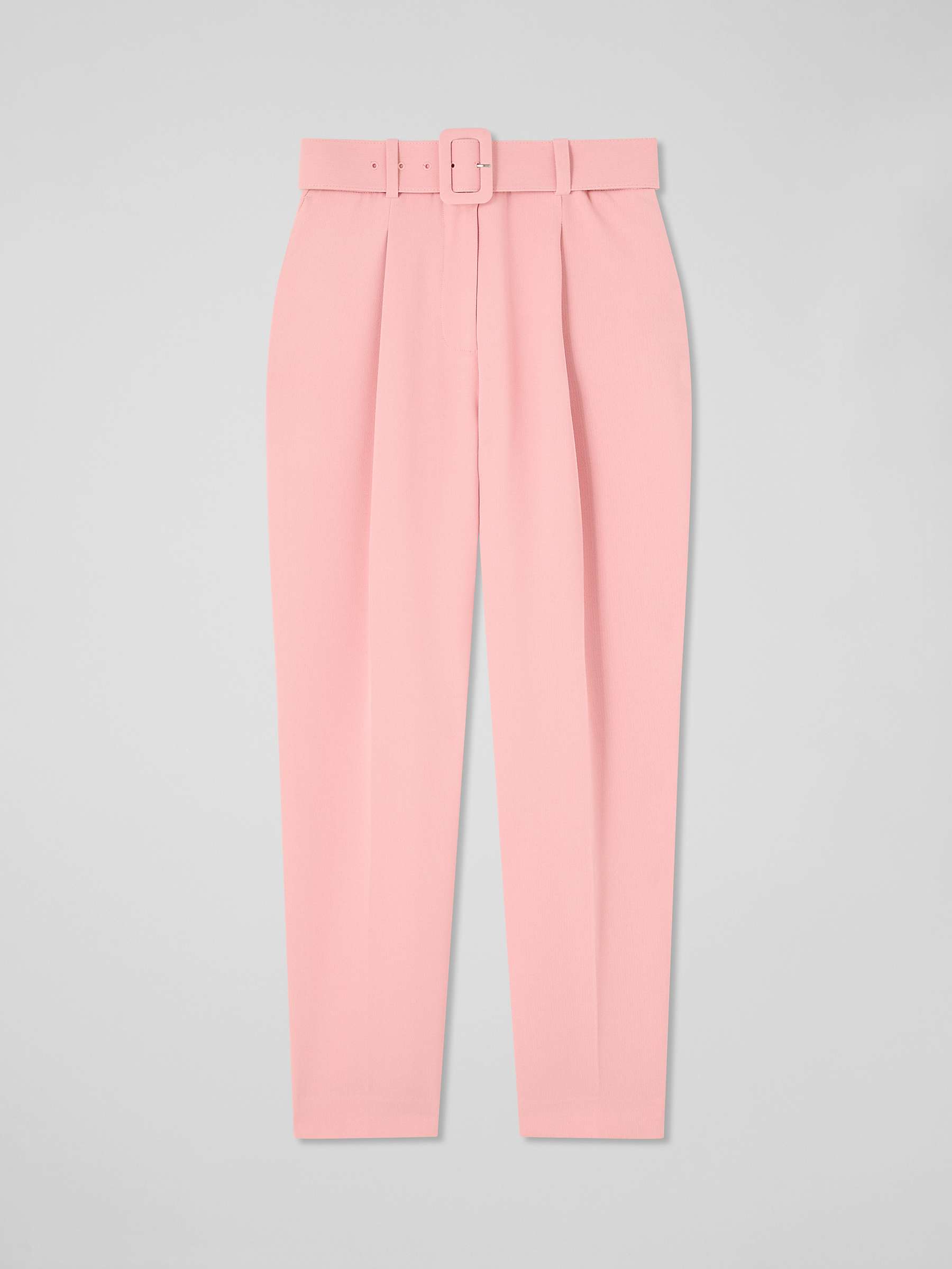 Buy L.K.Bennett Petite Tabitha Tapered Trousers, Rose Online at johnlewis.com