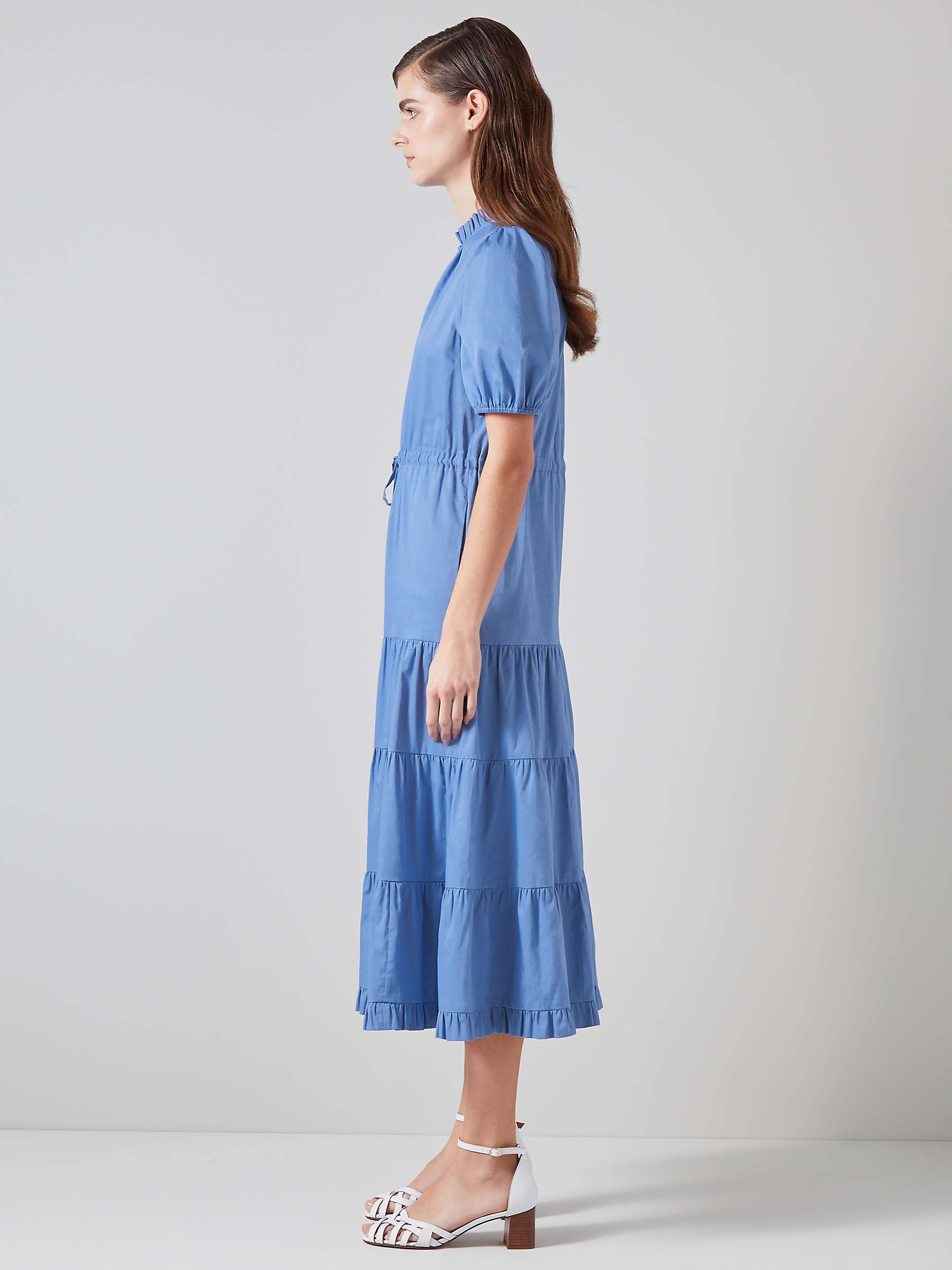 Buy L.K.Bennett Hedy Organic Cotton Midi Dress Online at johnlewis.com