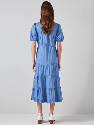 L.K.Bennett Hedy Organic Cotton Midi Dress