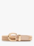 L.K.Bennett Griffen Woven Linen Belt, Neutral