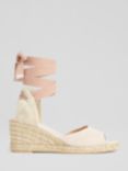 L.K.Bennett Marianne Espadrille Wedge Sandals, Bubblegum