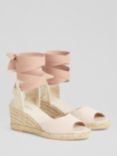 L.K.Bennett Marianne Espadrille Wedge Sandals, Bubblegum