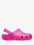 Crocs Kids' Classic Clogs, Pink Crush