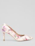 L.K.Bennett Florena Floral Print Fabric Court Shoes, Multi, Multi