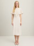 L.K.Bennett Royal Ascot Sadie Knee Length Dress, Cream/Ivory, Cream/Ivory