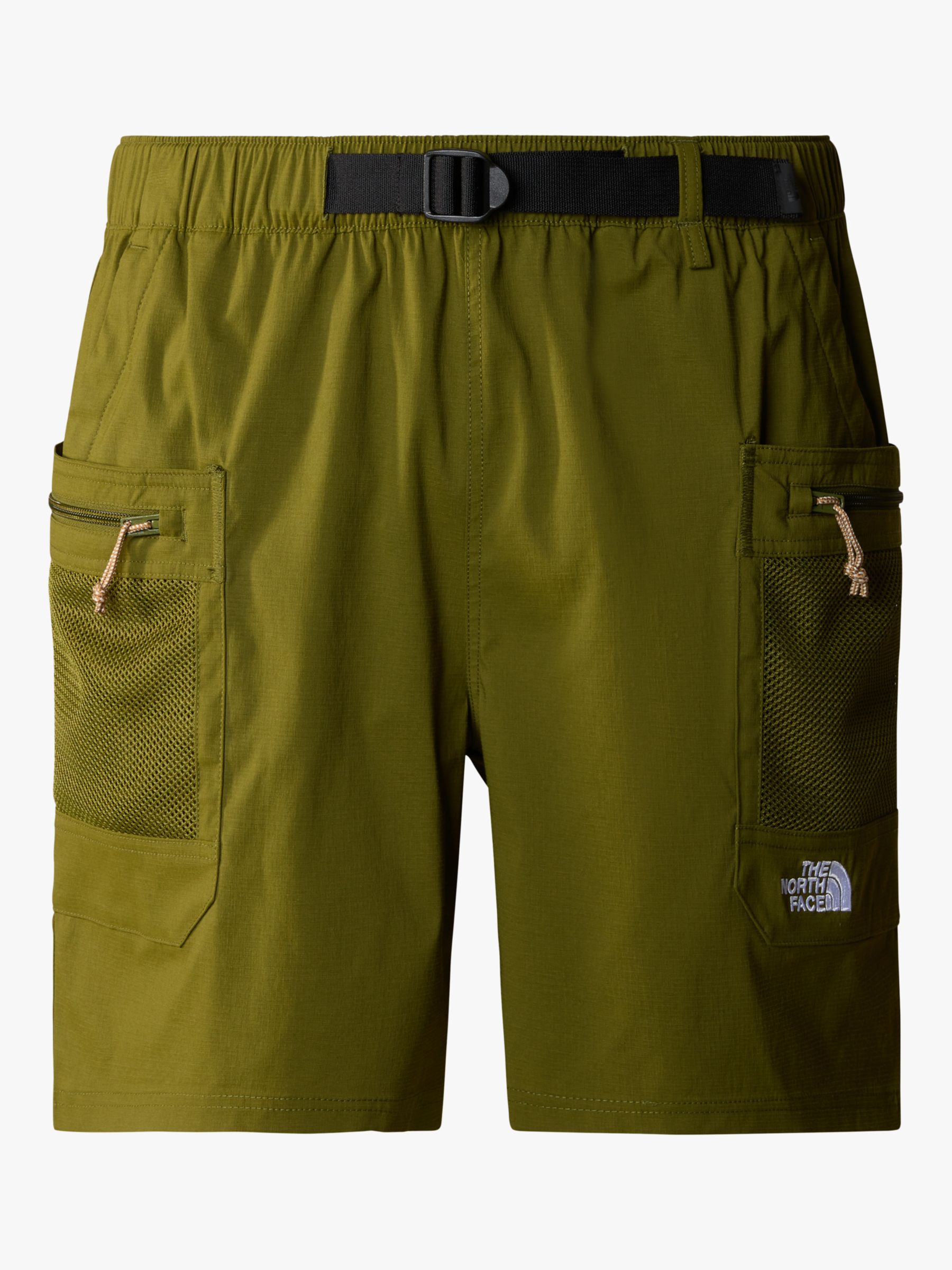 The North Face Belted Relax Fit Shorts, Forest Olive, S
