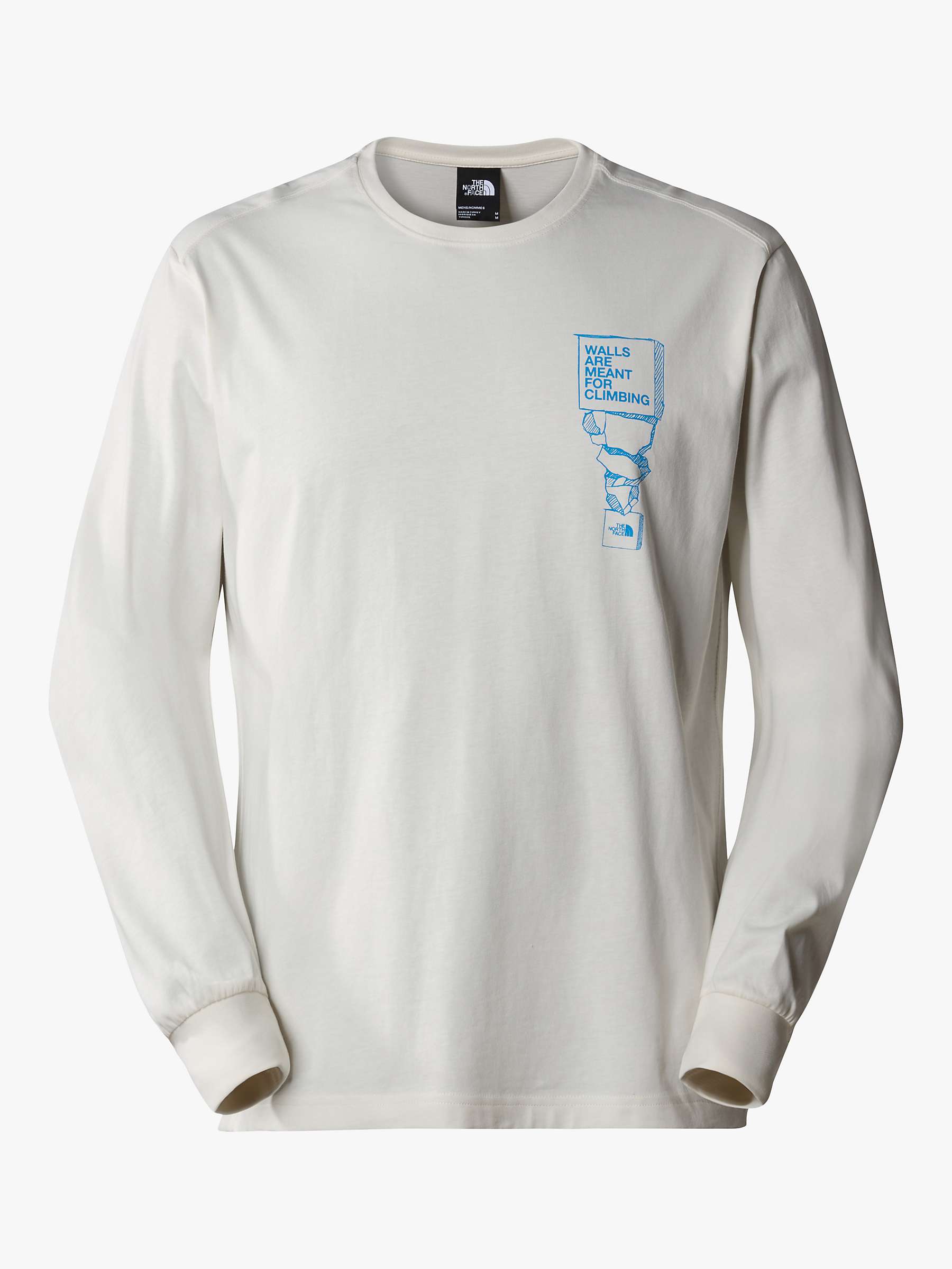 Buy The North Face Outdoor Long Sleeve T-Shirt, White Dune Online at johnlewis.com