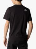 The North Face Short Sleeve Wood Dome T-Shirt, Black, Black