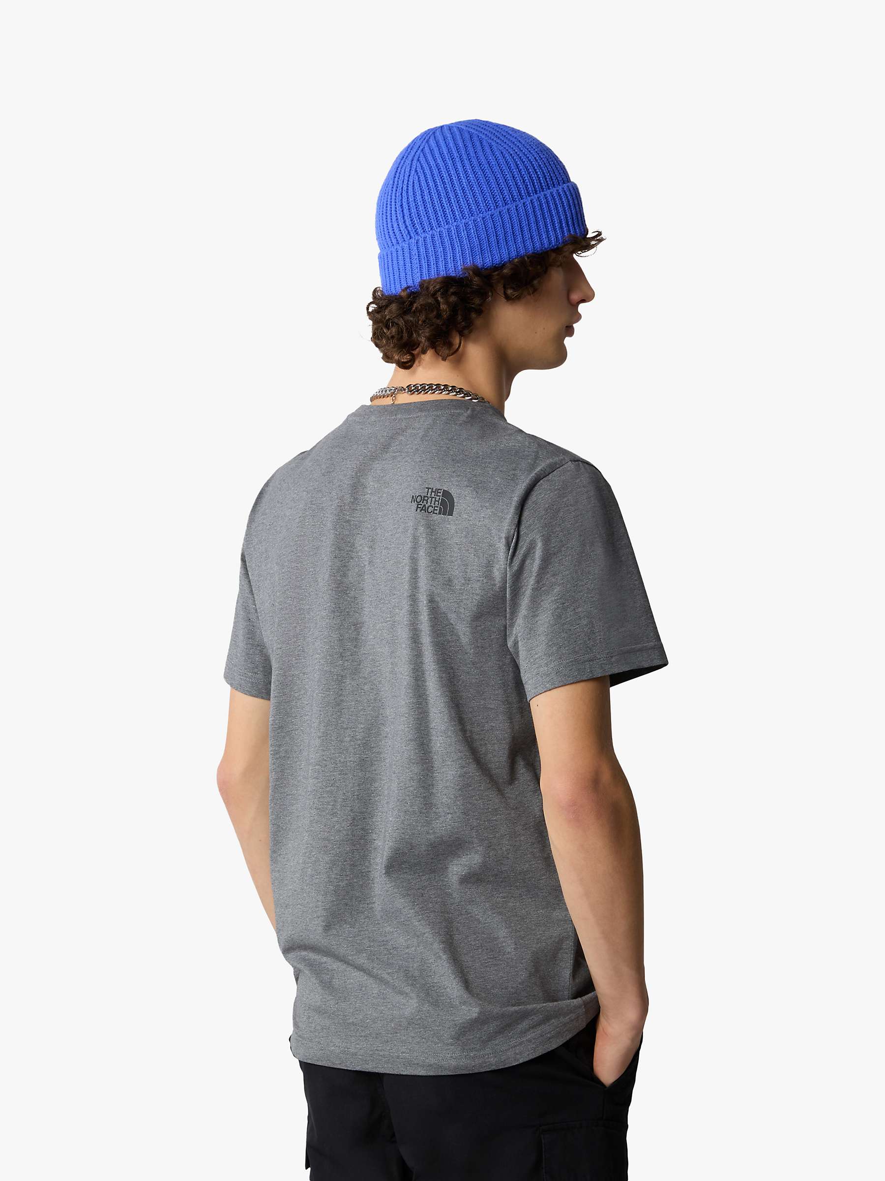 Buy The North Face Dome Short Sleeve T-Shirt, Grey Heather Online at johnlewis.com