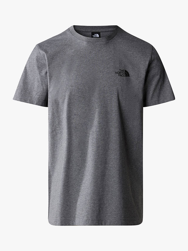 The North Face Dome Short Sleeve T-Shirt, Grey Heather