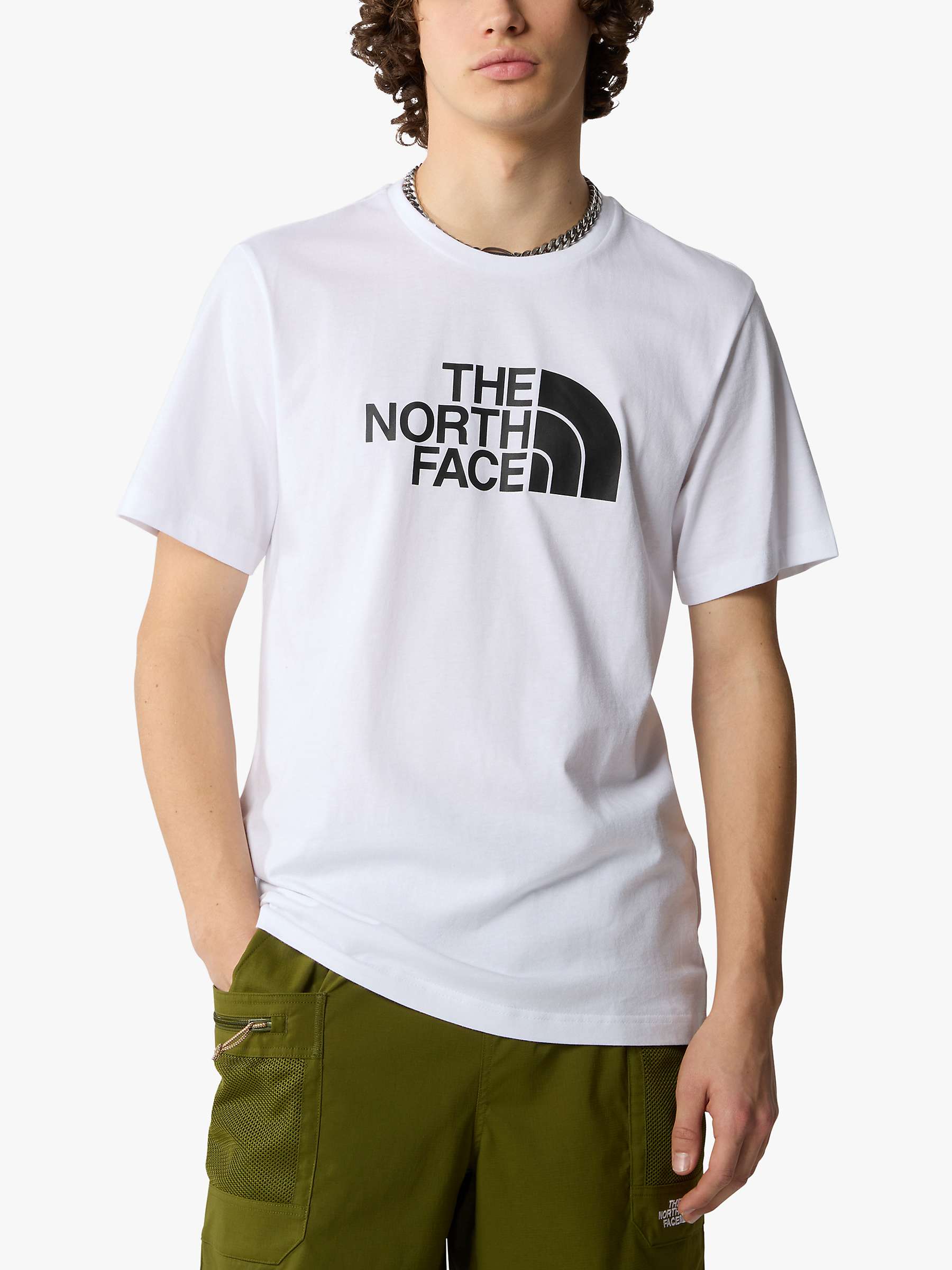Buy The North Face Easy Short Sleeve T-Shirt, White Online at johnlewis.com