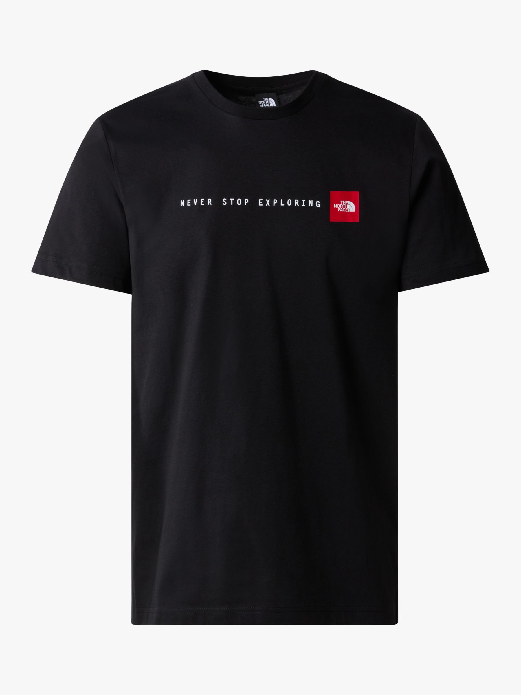 The North Face Short Sleeve Never Stop Exploring T-Shirt, Black, XL