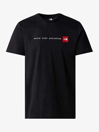 The North Face Short Sleeve Never Stop Exploring T-Shirt, Black