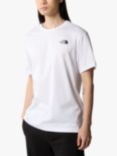 The North Face Redbox Logo Short Sleeve T-Shirt, White, White