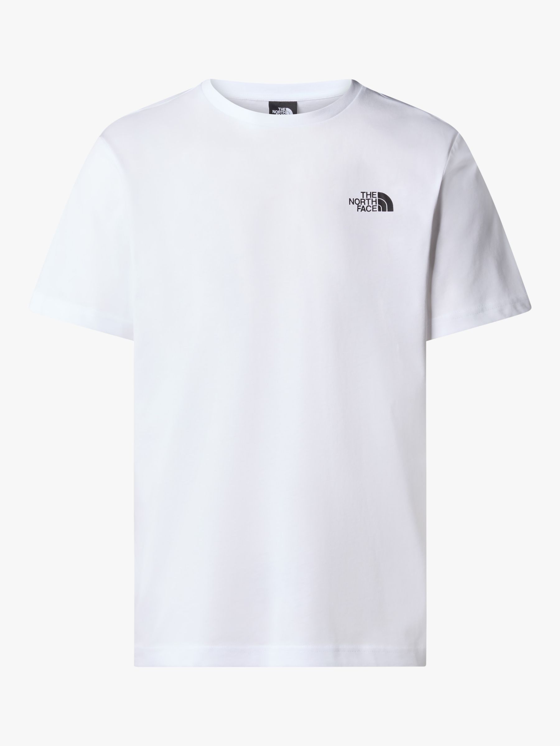 The North Face Redbox Logo Short Sleeve T-Shirt, White, M