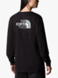 The North Face Easy Long Sleeve T-Shirt, Black, Black