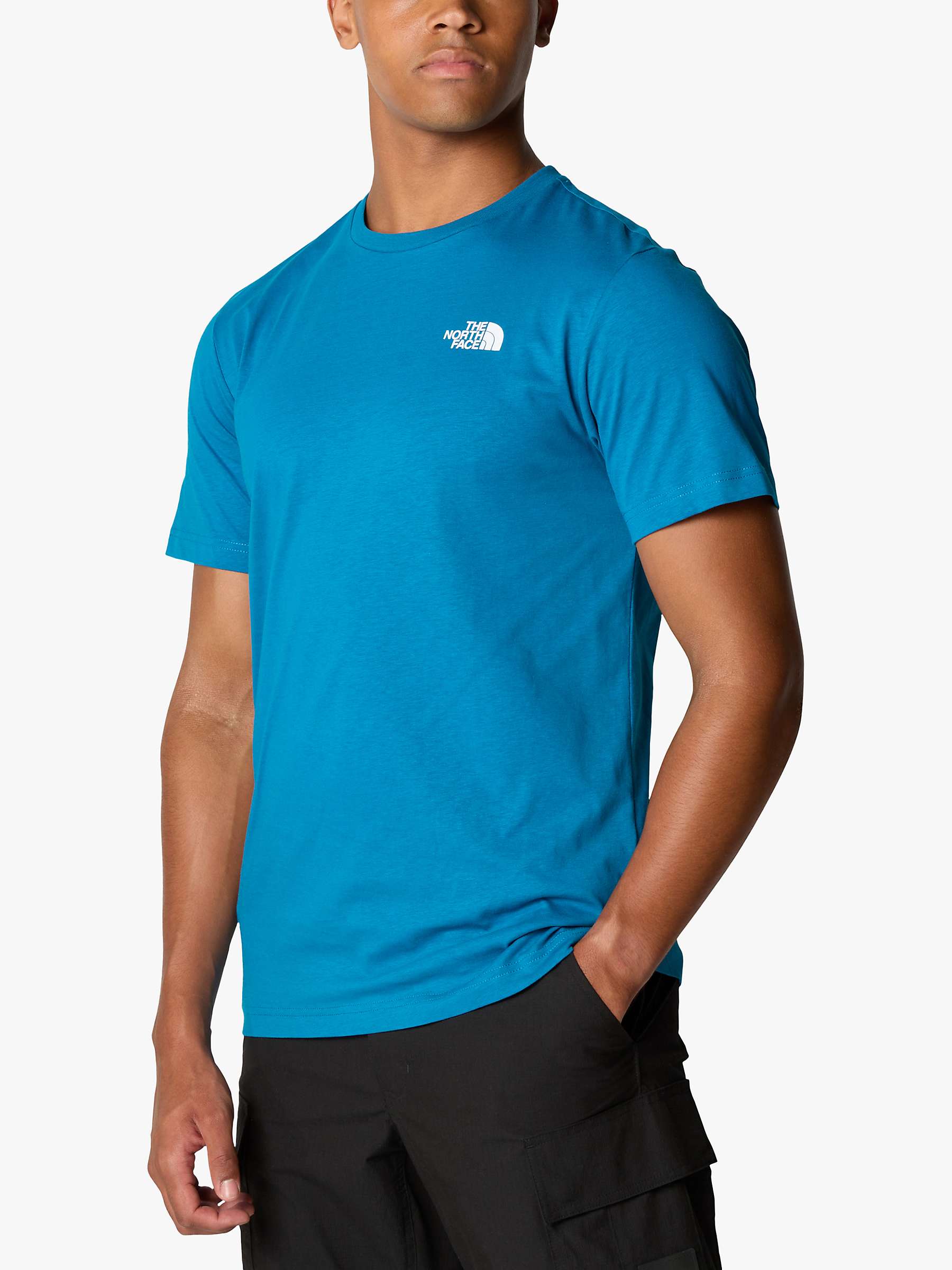 Buy The North Face Waterbased Graphic Short Sleeve T-Shirt, Adriatic Blue Online at johnlewis.com