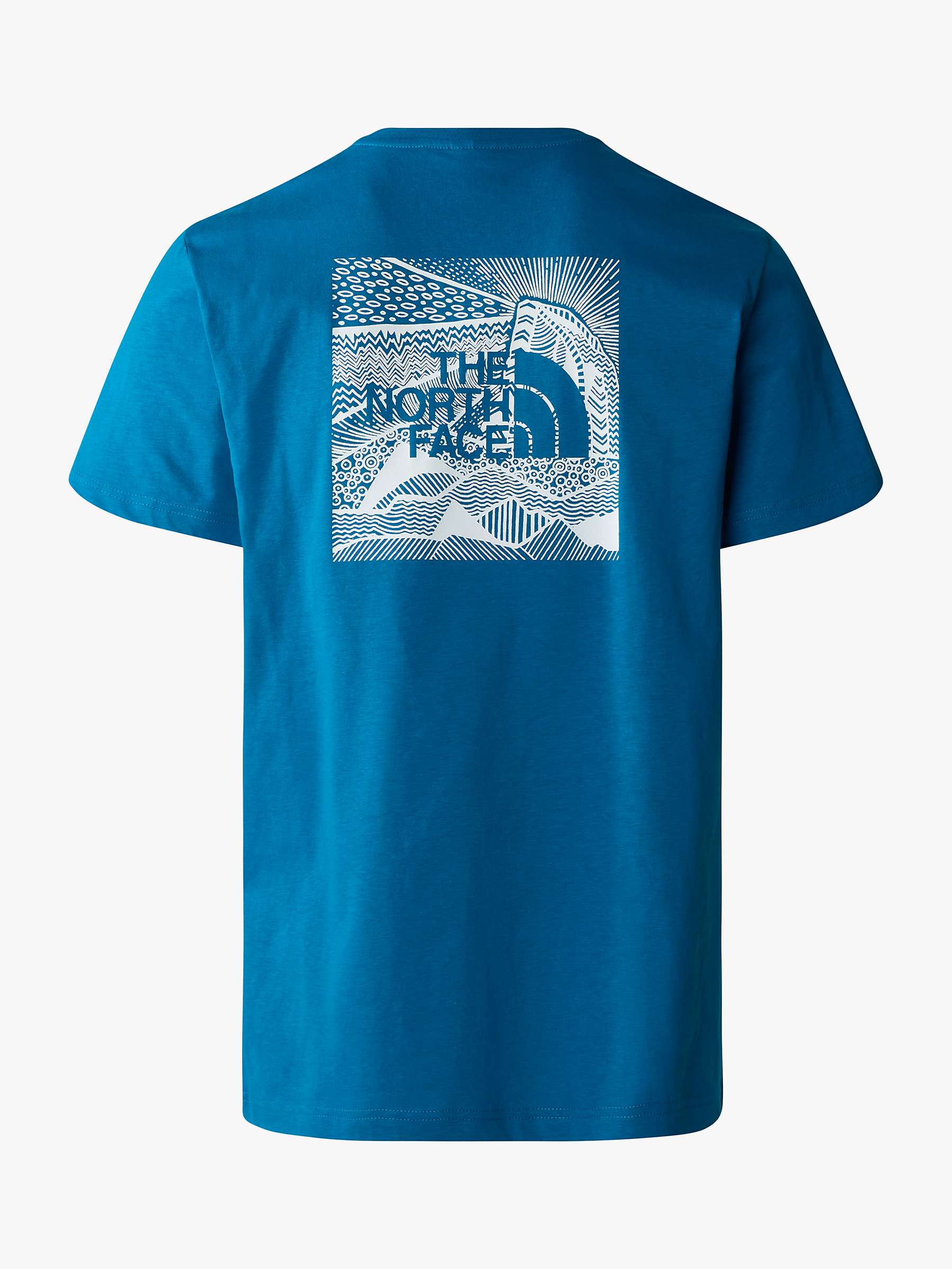 Buy The North Face Waterbased Graphic Short Sleeve T-Shirt, Adriatic Blue Online at johnlewis.com
