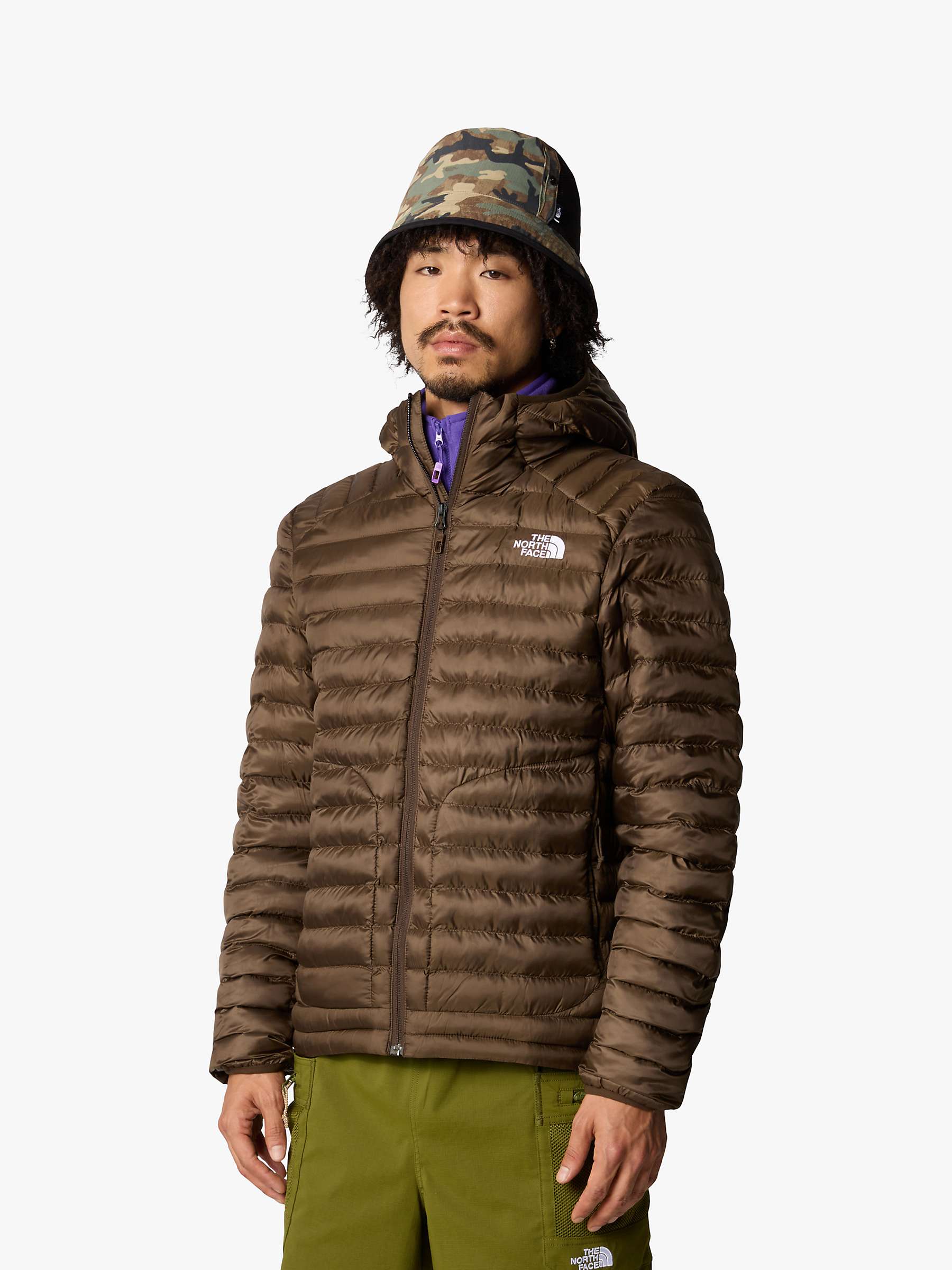 Buy The North Face Hula Hooded Jacket, Brown Online at johnlewis.com