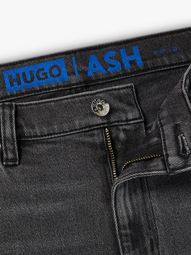 HUGO Ash Slim Fit Jeans, Medium Grey