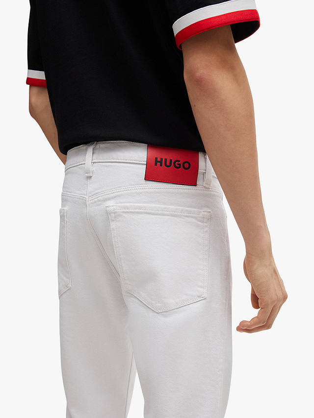 HUGO 708 Slim Jeans, White