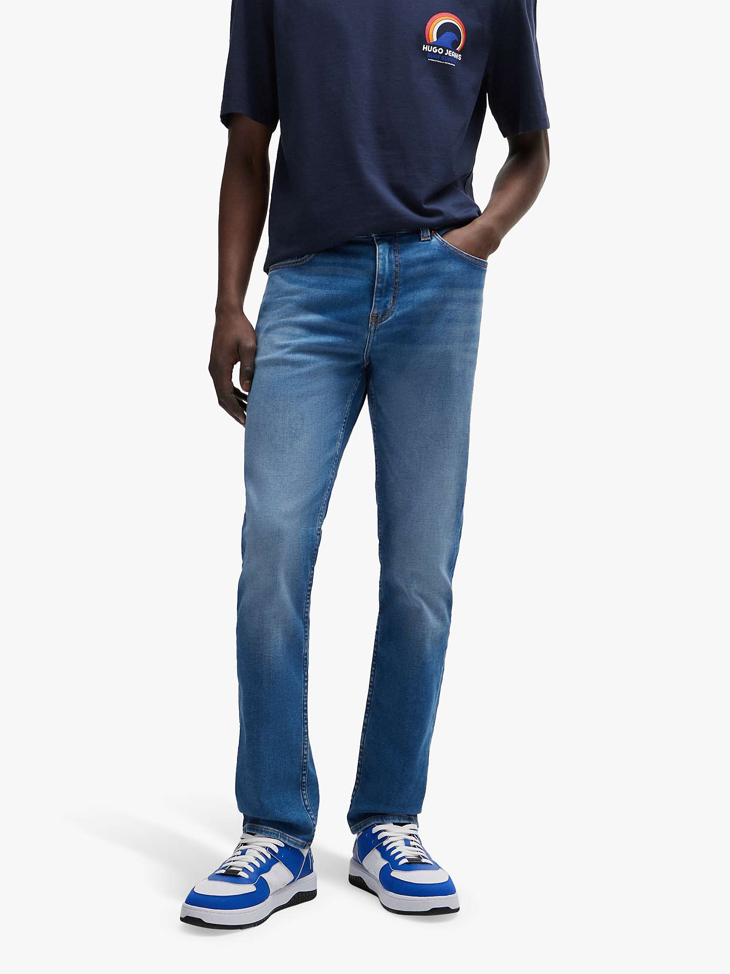 Buy HUGO Ash Slim Fit Jeans Online at johnlewis.com