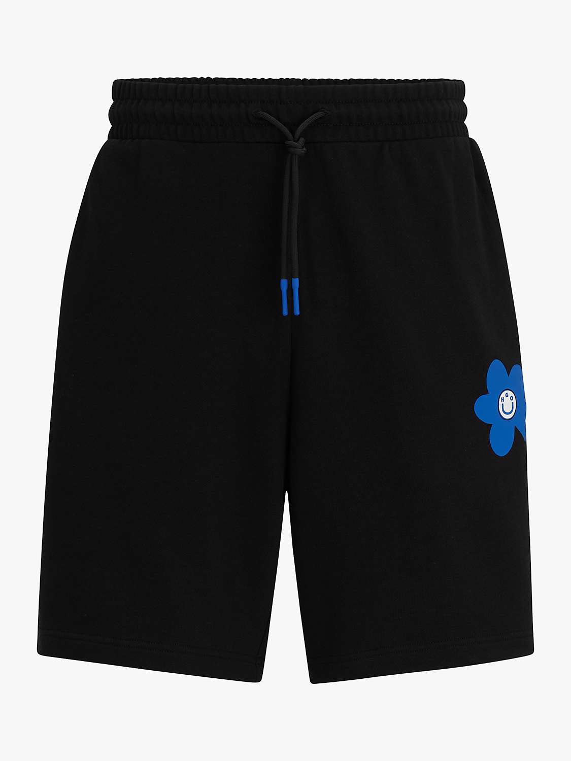 Buy HUGO Nematiso 001 Jersey Shorts, Blue Online at johnlewis.com