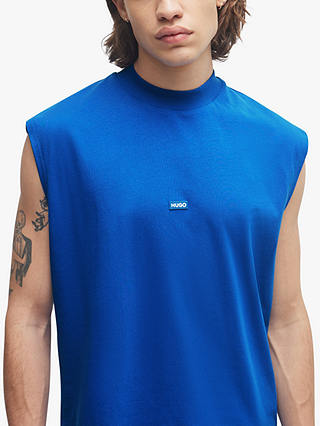 HUGO Navertz 493 Short Sleeve T-Shirt, Open Blue