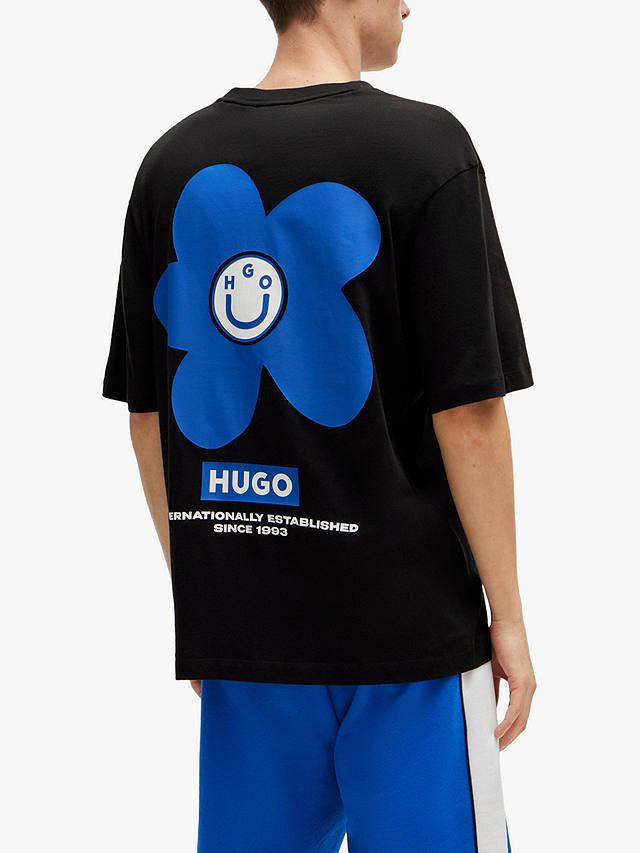 HUGO Noretto Cotton T-Shirt, Black